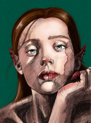 Alwine kim bax painting