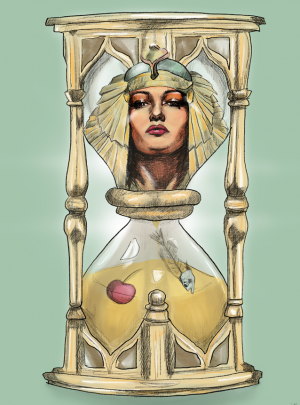 cleopatra Kim Bax art