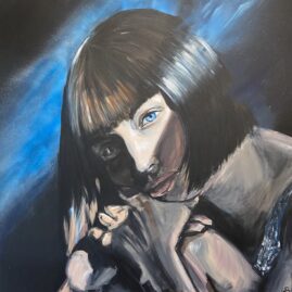 portret-eindhoven-acryl-blauw