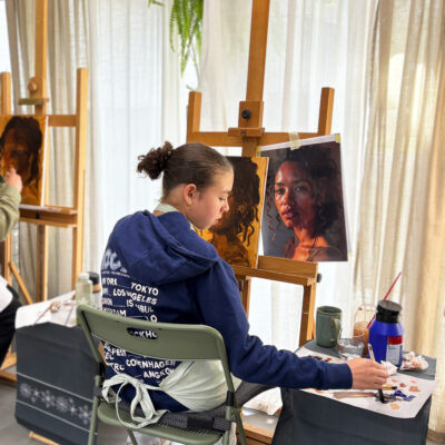 workshop portret schilderen kim bax tieners