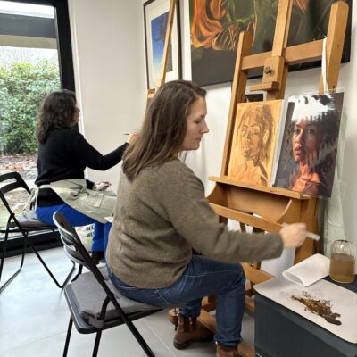 portret schilderen workshop kim bax