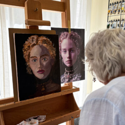 workshop portret schilderen eindhoven sonenbreugel deelnemers