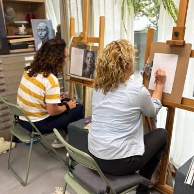 workshop portret tekenen son en breugel, kim Bax