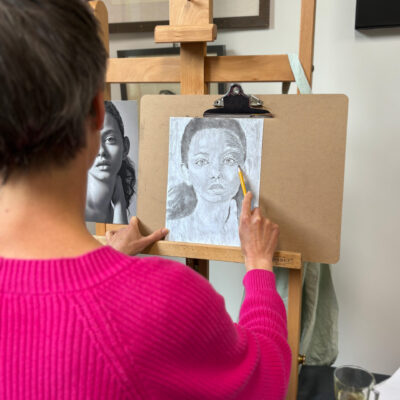 workshop portret tekenen son en breugel, kim Bax