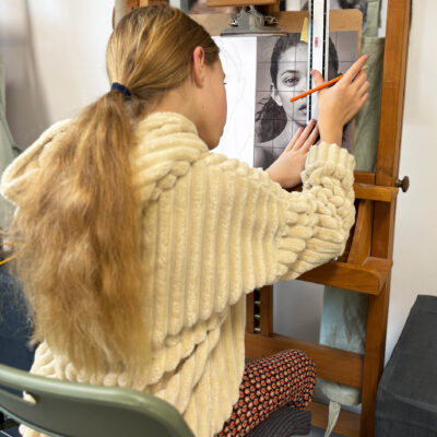 workshop portret tekenen kind tiener